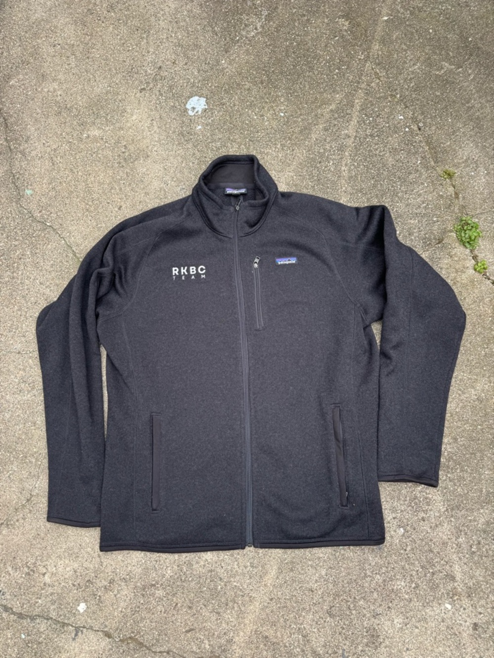 Patagonia Better Sweater Full Zip Fleece Jacket Large Black Mens Knit Jacket
